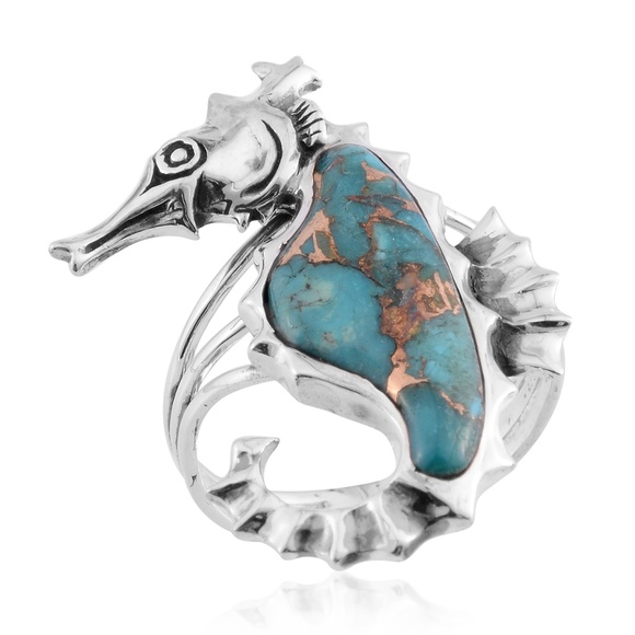 Jewelry - Santa Fe Style Mojave Blue Turquoise S/Sivler Ring